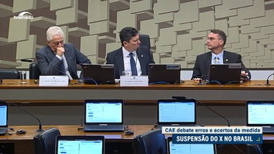 Suspensão do X: CAE debate decisão judicial no Brasil