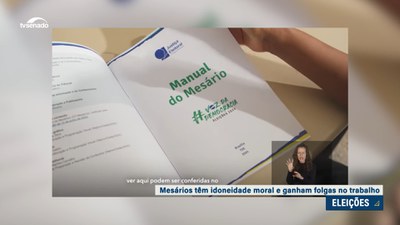 Mesários têm papel indispensável nas eleições