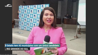 No Rio Grande do Sul, 43 municípios têm candidato único à prefeitura