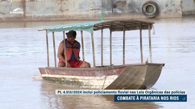 Comissão de Segurança avalia inclusão de combate a crimes fluviais entre competências das polícias