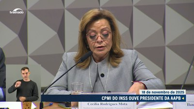 CPMI do INSS | Ex-presidente da Aapen diz que está sendo colocada no centro de especulações