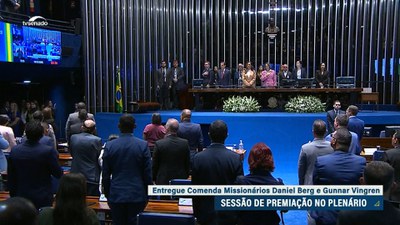 Filantropia: Senado entrega Comenda Missionários Daniel Berg e Gunnar Vingren a líderes religiosos