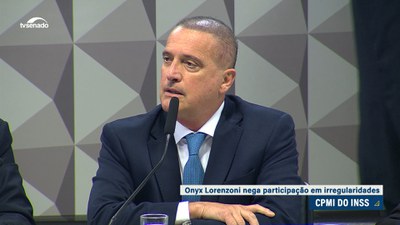 Onyx Lorenzoni nega participação em irregularidades no INSS
