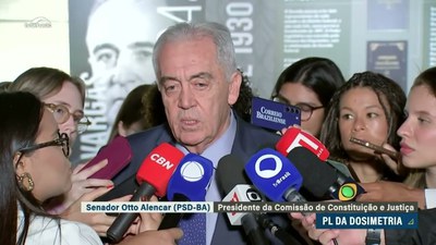 CCJ: o senador Otto Alencar prevê votação do PL da Dosimetria apenas em 2026