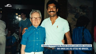 Senado celebra centenário do jiu-jitsu e homenageia Rorion Gracie