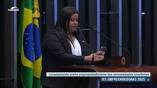 Senado recebe lançamento do Índice de Instituições de Ensino Superior Empreendedoras