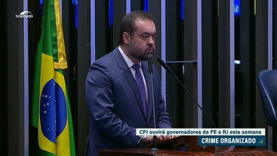Governadores de Pernambuco e Rio de Janeiro serão ouvidos pela CPI do Crime Organizado