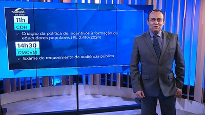 Pauta: Política de formação de educadores populares está na pauta da CDH desta quarta