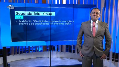 Agenda | Oitivas na CPMI do INSS e CPI do Crime Organizado e debate sobre o ECA Digital