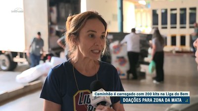 Liga do Bem envia doações para vítimas das chuvas em Minas Gerais