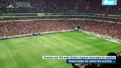 Pessoas com TEA poderão ter direito a lugares reservados em estádios