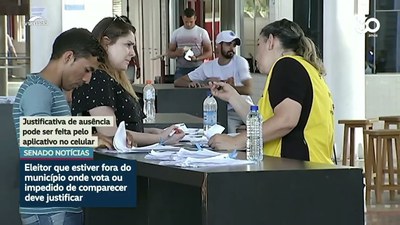Eleitores impedidos de votar poderão justificar pelo aplicativo do TSE