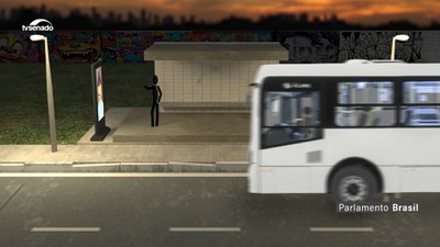 Mais segurança em pontos de ônibus do DF com totens de videochamada