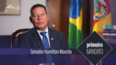 Eleito pelo Rio Grande do Sul, Hamilton Mourão inicia mandato no Senado